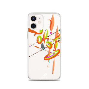 Spark Orange Contemporary iPhone Case