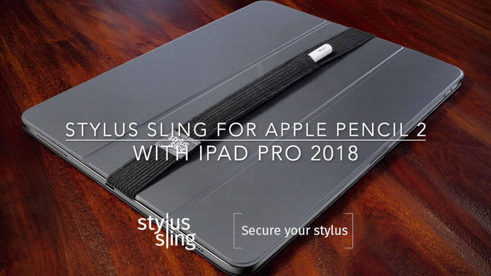 How do I put the Stylus Sling on my iPad Pro Smart Keyboard Folio or Folio Case?