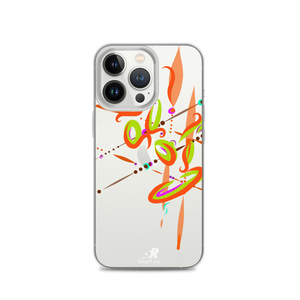 Spark Orange Contemporary iPhone Case