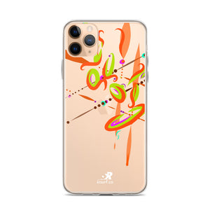 Spark Orange Contemporary iPhone Case