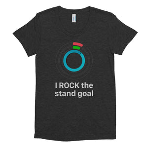I Rock The Stand Goal - Sarcastic Fitness Watch Women's T-shirt